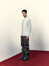 LYRICS DOUBLE-LAYER LONG SLEEVE TEE