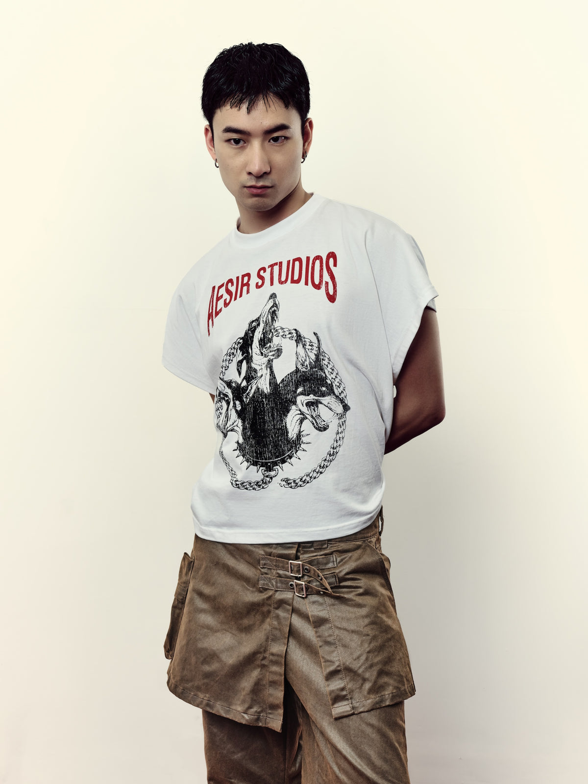 CERBERU – OVERSIZE CROPPED TANK TOP