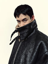 EDRAS - FAUX SHEARLING PILOT JACKET