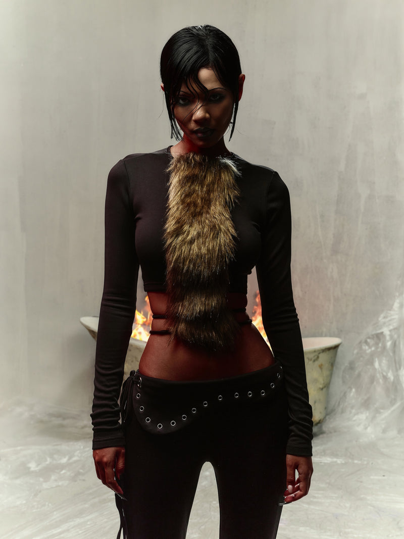 marja-long-sleeve-fur-top aesir astoud