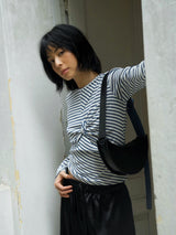 CAU CO TOP - NAVY STRIPED