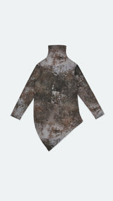 Graphic Print Baoy Turtle Top AIN Astoud