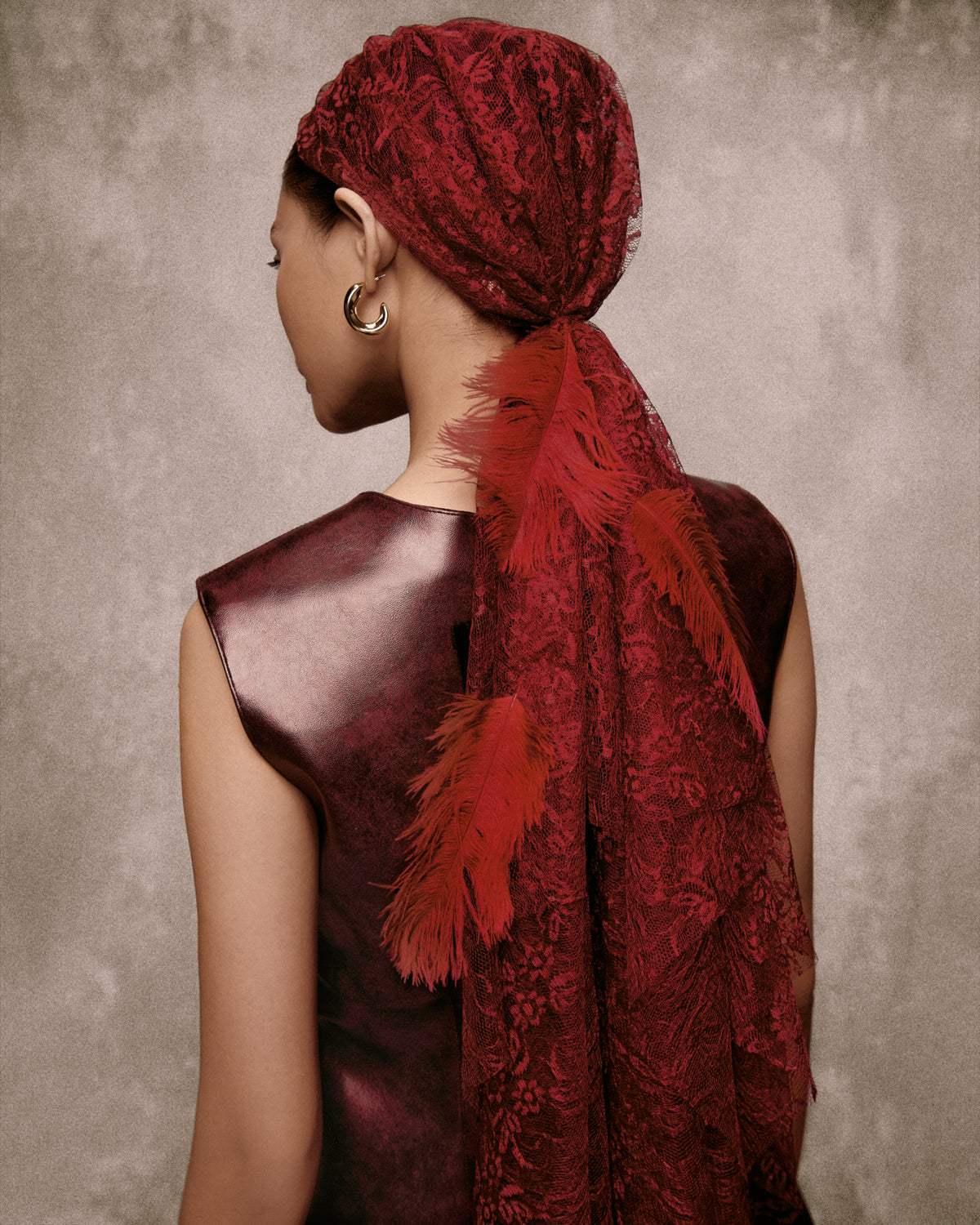 Rivière Saigon Lace Turban AN HERITAGE ASTOUD
