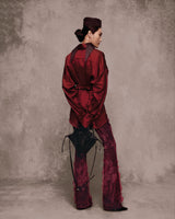 Ch? L?n Denim Flared Pants AN HERITAGE ASTOUD