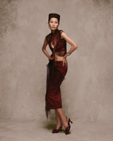 De Paris Tafta Pencil Skirt AN HERITAGE ASTOUD