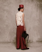B?n Nghé Lace Mandarin Top AN HERITAGE ASTOUD