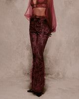 Ch? L?n Denim Flared Pants AN HERITAGE ASTOUD