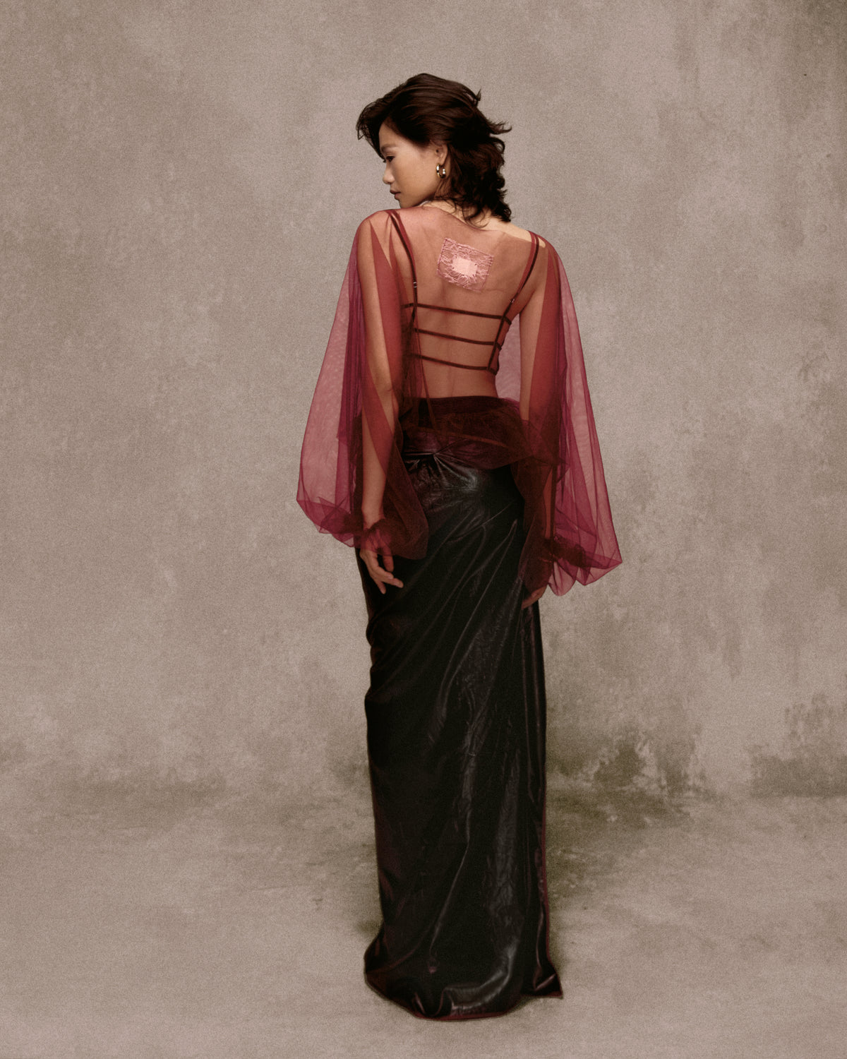 Thống Nhứt Tulle Blouse