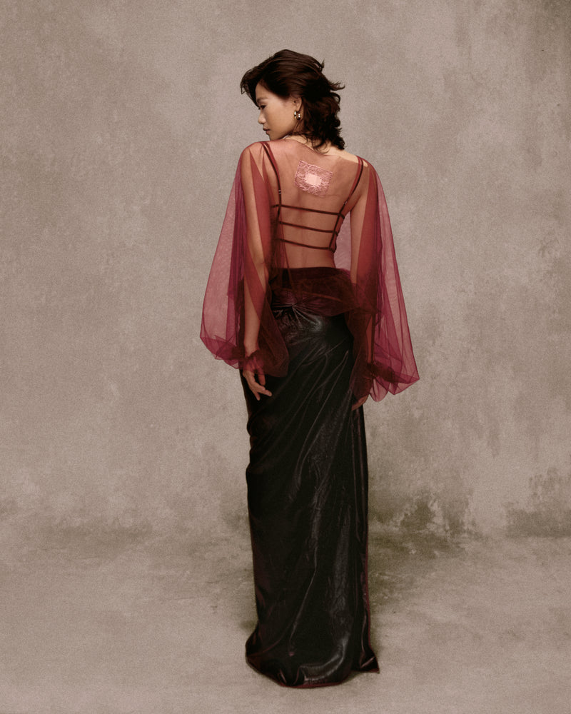 Thống Nhứt Tulle Blouse