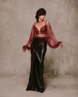 Thống Nhứt Tulle Blouse