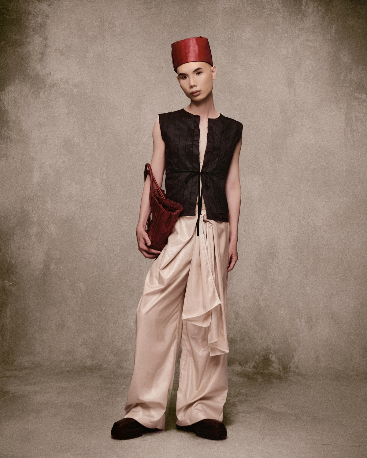 Caravelle Tussah Silk Gilet