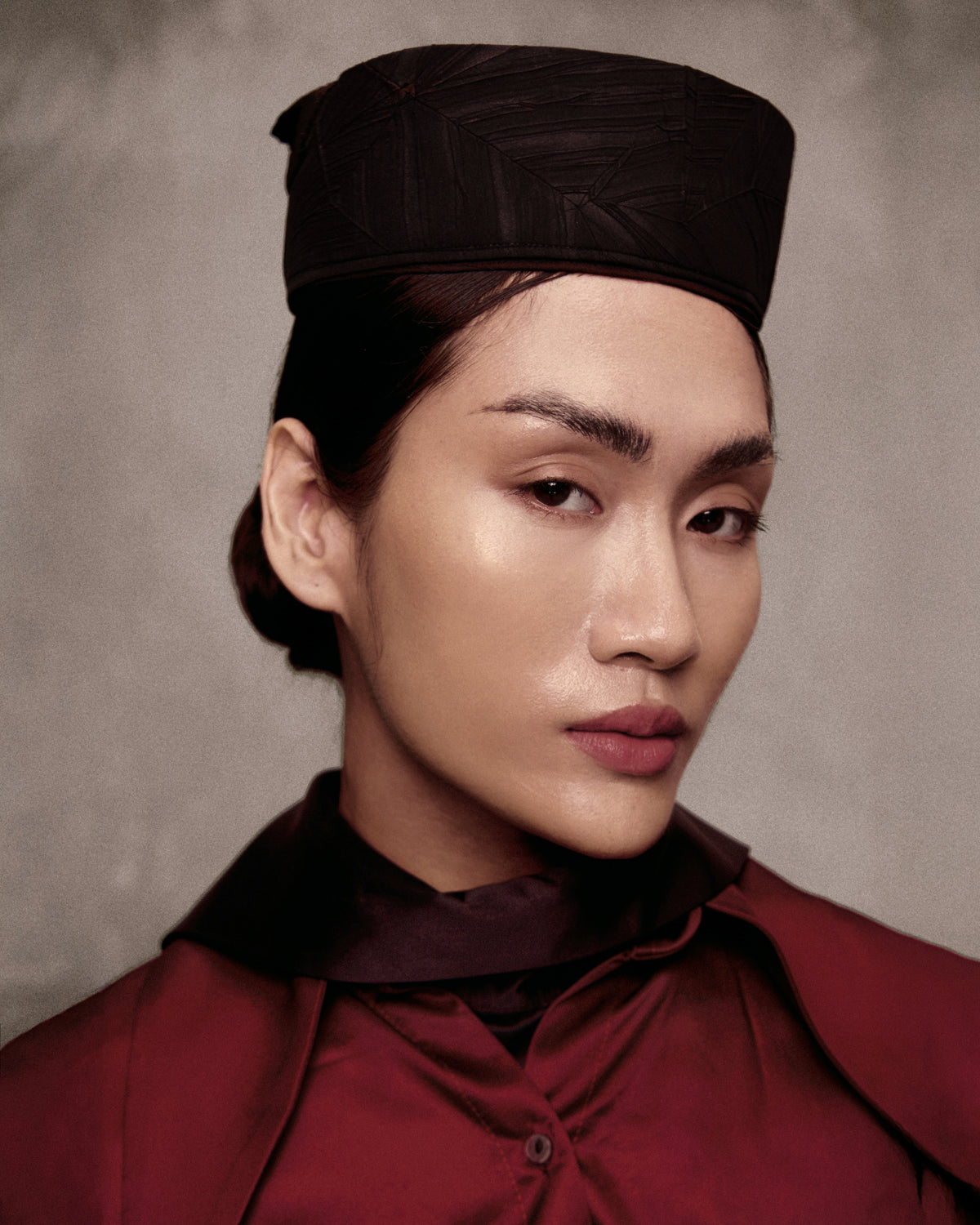 Black Tân ??nh Vietnamese Traditional Headdress AN HERITAGE ASTOUD