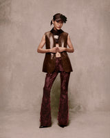 Brown Tax Silk Cap AN HERITAGE ASTOUD