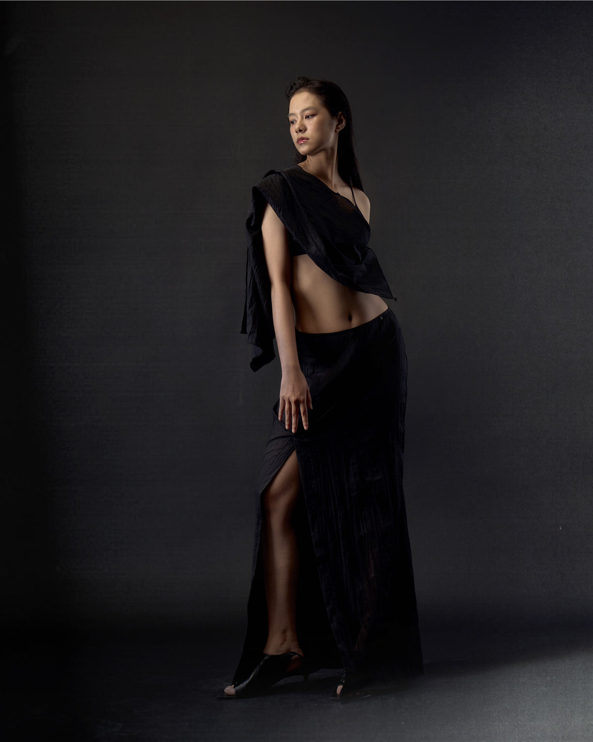 layering-wrinkle-skirt kimtr astoud