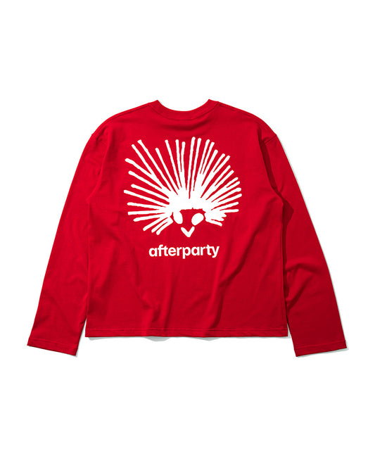 RED NHIM LONG SLEEVE T-SHIRT