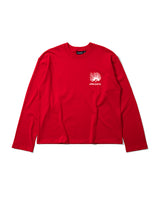 RED NHIM LONG SLEEVE T-SHIRT
