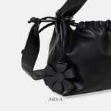BLACK FLORAL CHARM