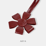 RED FLORAL CHARM