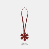 RED FLORAL CHARM