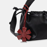 RED FLORAL CHARM