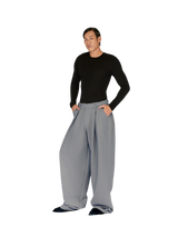 BUTTON BELT TROUSERS LAMINAPPAREL ASTOUD