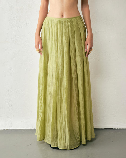nhị-truc-xanh-cốm-skirt thome astoud