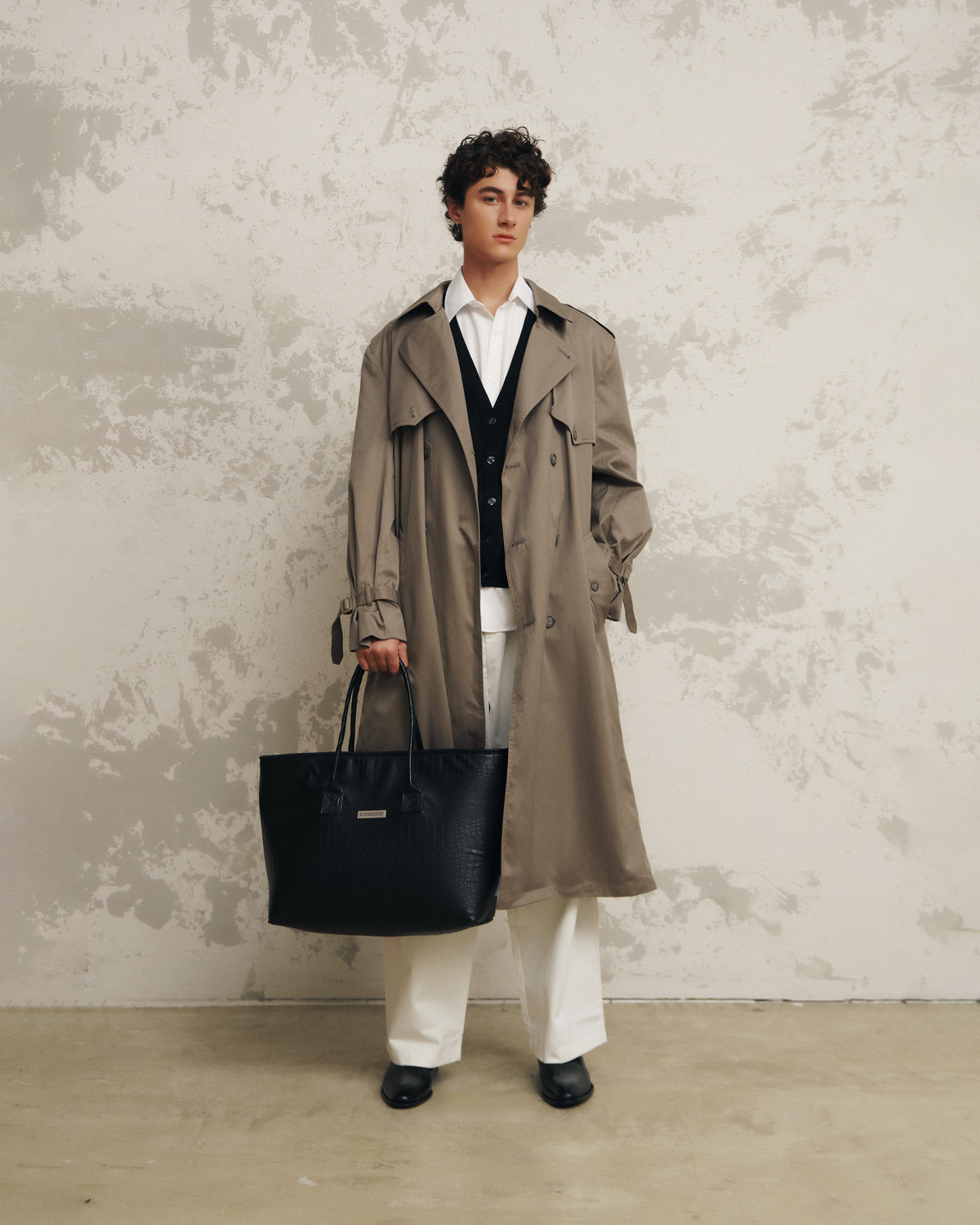 SGS Lune Embossed Tote Bag