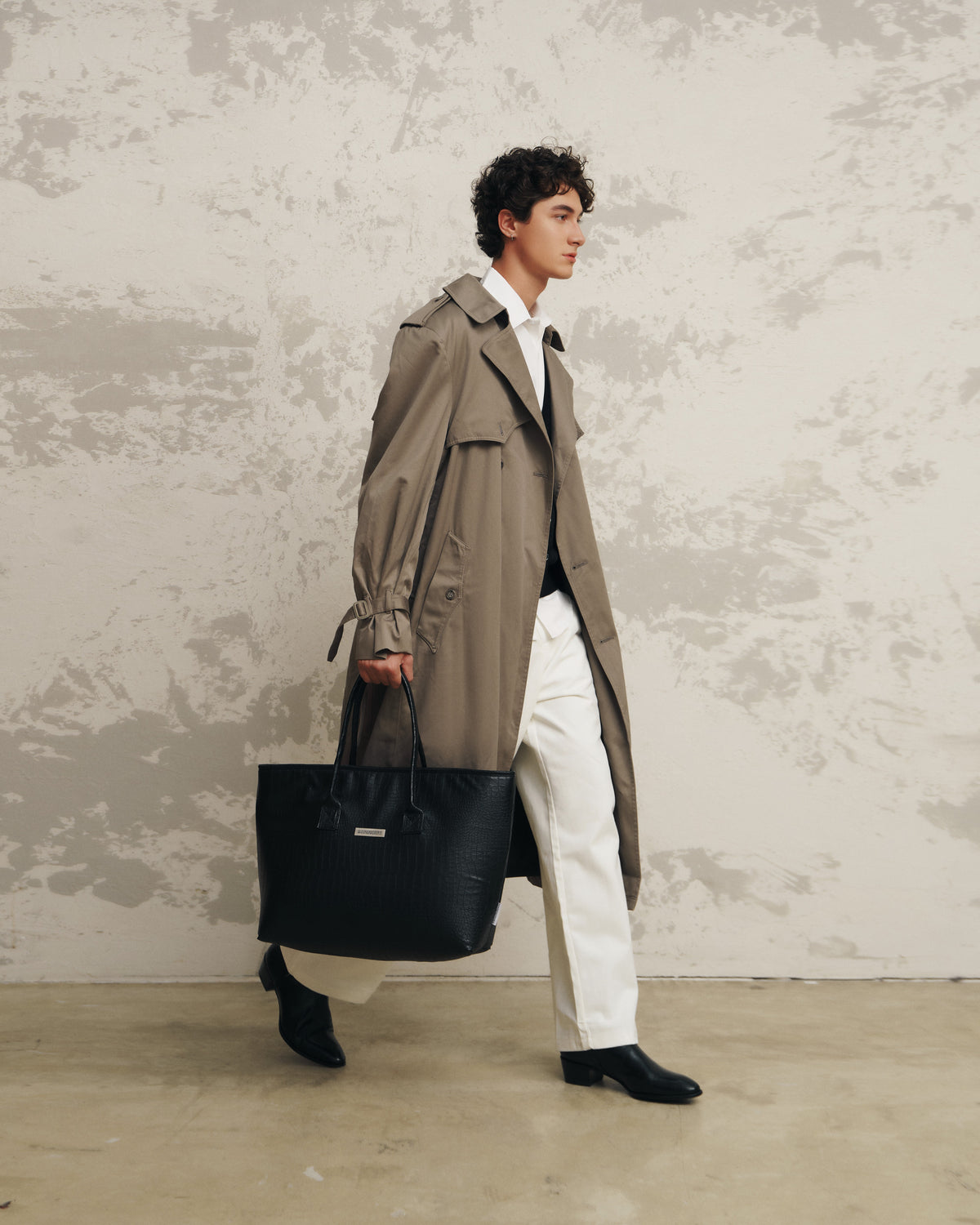 SGS Lune Embossed Tote Bag