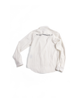 WHITE CUPRO LONG SHIRT