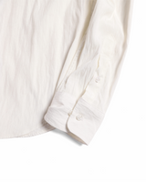 WHITE CUPRO LONG SHIRT