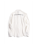 WHITE CUPRO LONG SHIRT