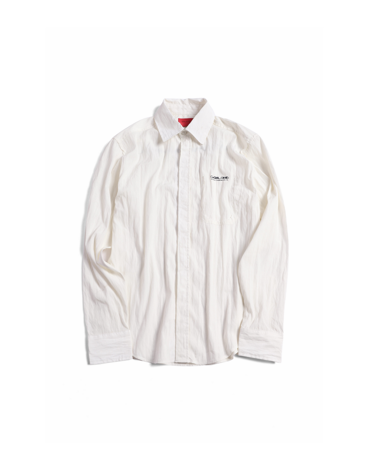 WHITE CUPRO LONG SHIRT