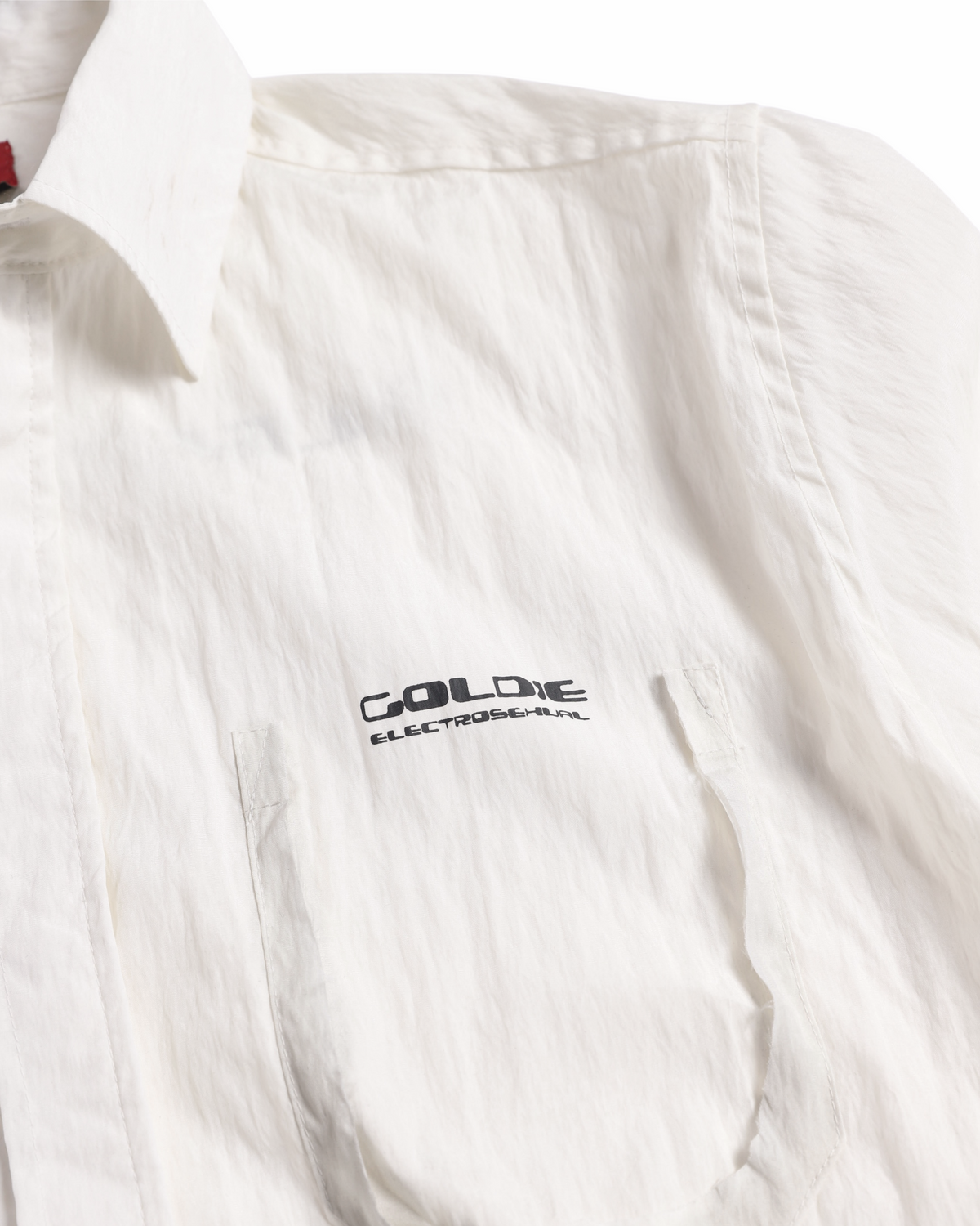 WHITE CUPRO LONG SHIRT