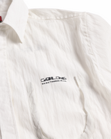 WHITE CUPRO LONG SHIRT