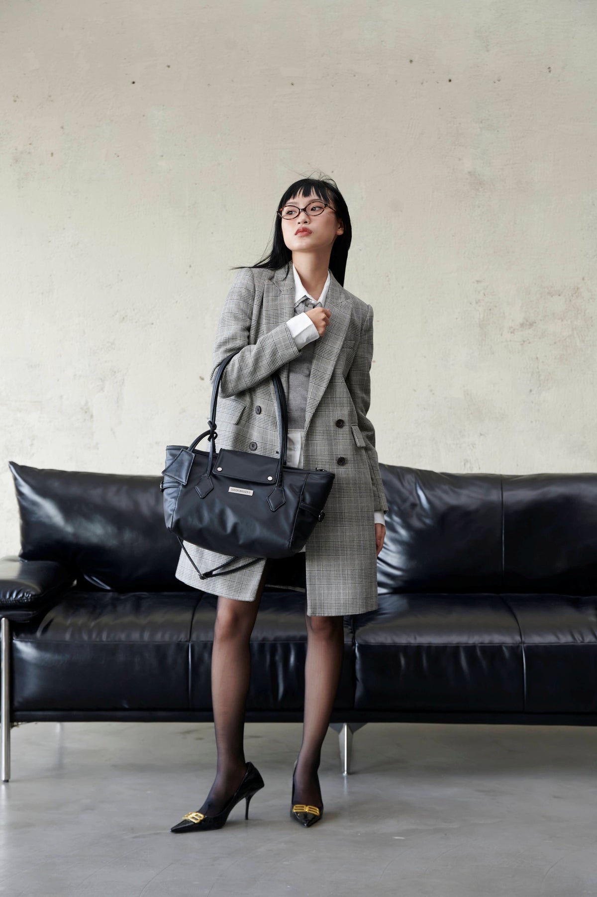 Black SGS Elegant Bag /Medium/