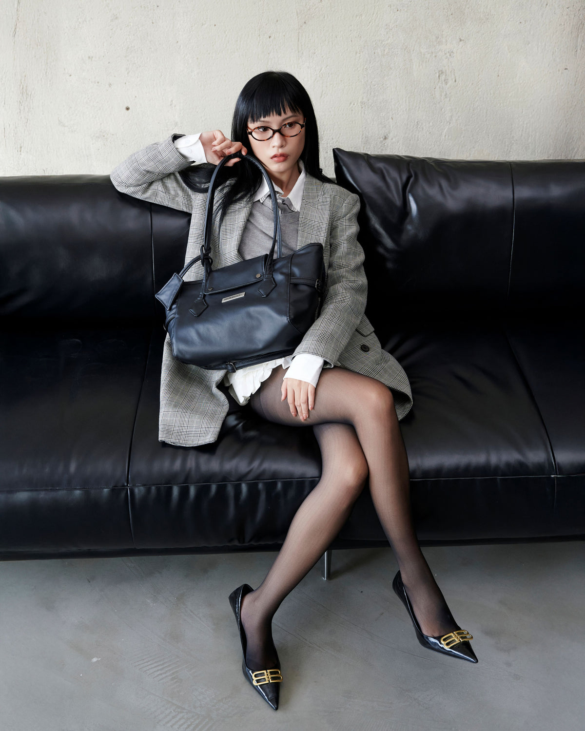 Black SGS Elegant Bag /Medium/