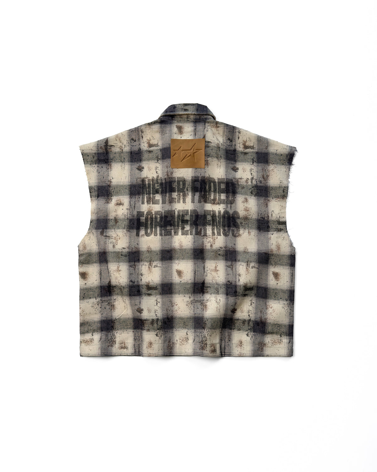 Tbc5 - "FNOS" Bat Cut Caro Shirt - Beige