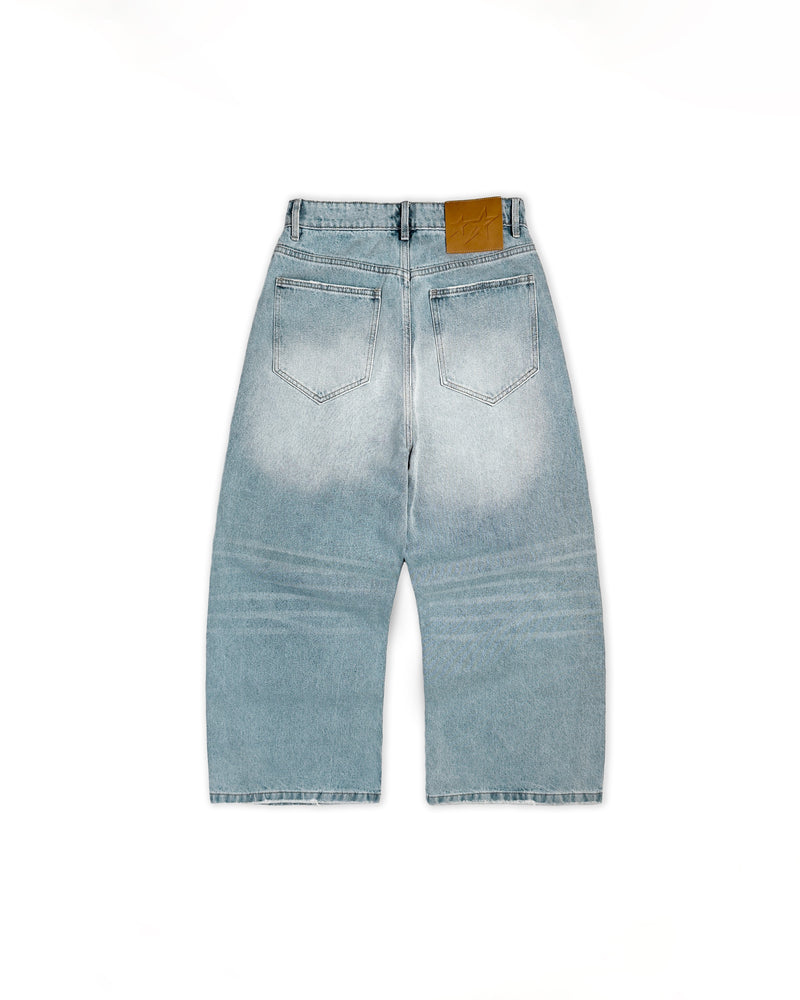 FNOS - ERG22 WASHED JEANS - LIGHT BLUE