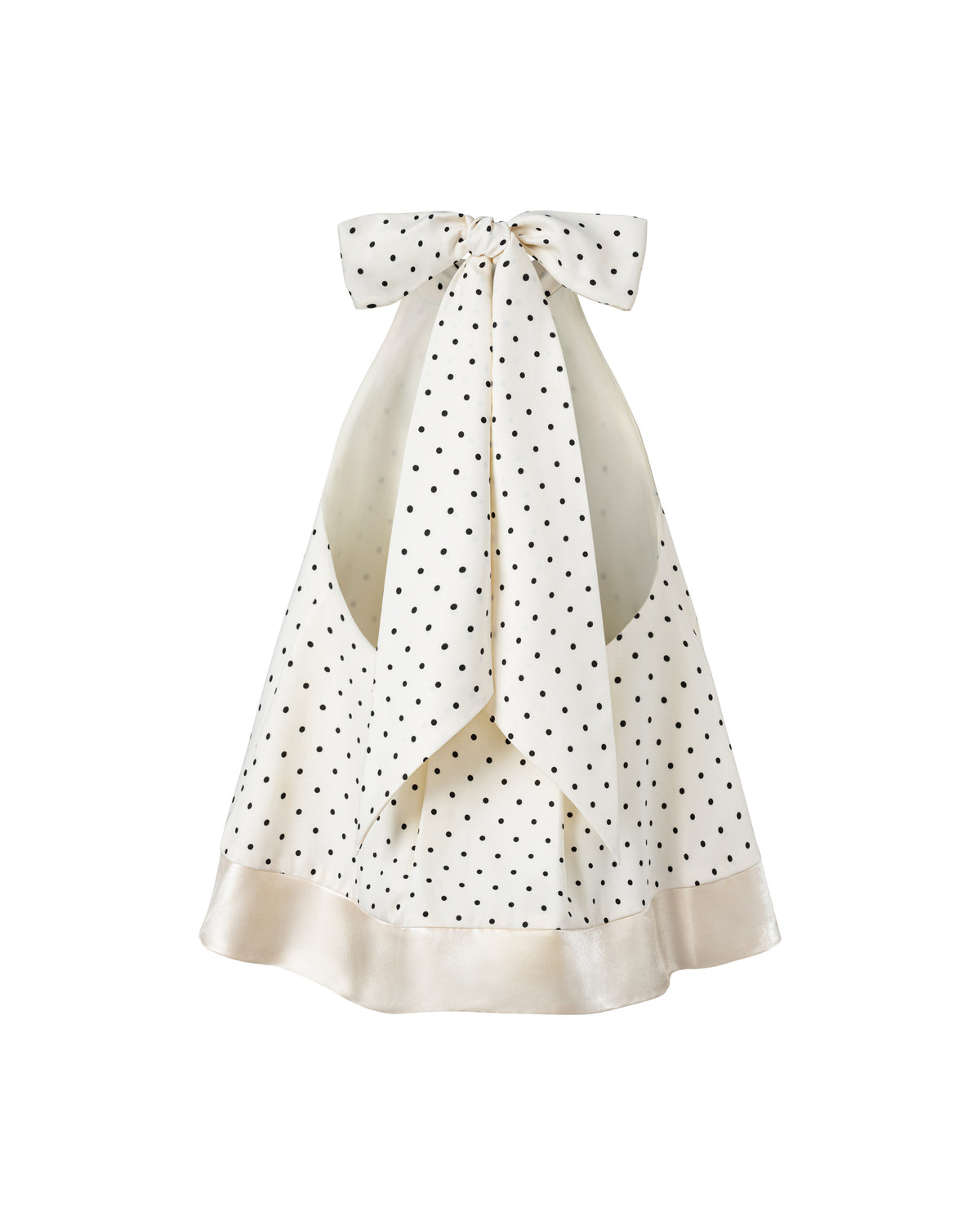 Cream Bow Tie Halter Top