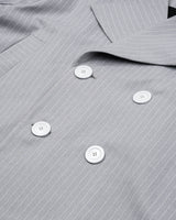 Pinstripe Trench Coat
