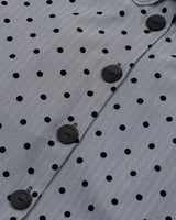 DARK GRAY LADYBUG SHIRT