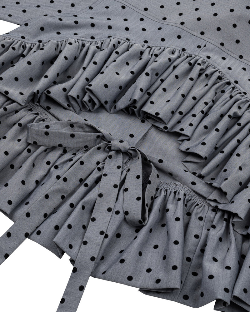 DARK GRAY LADYBUG SHIRT