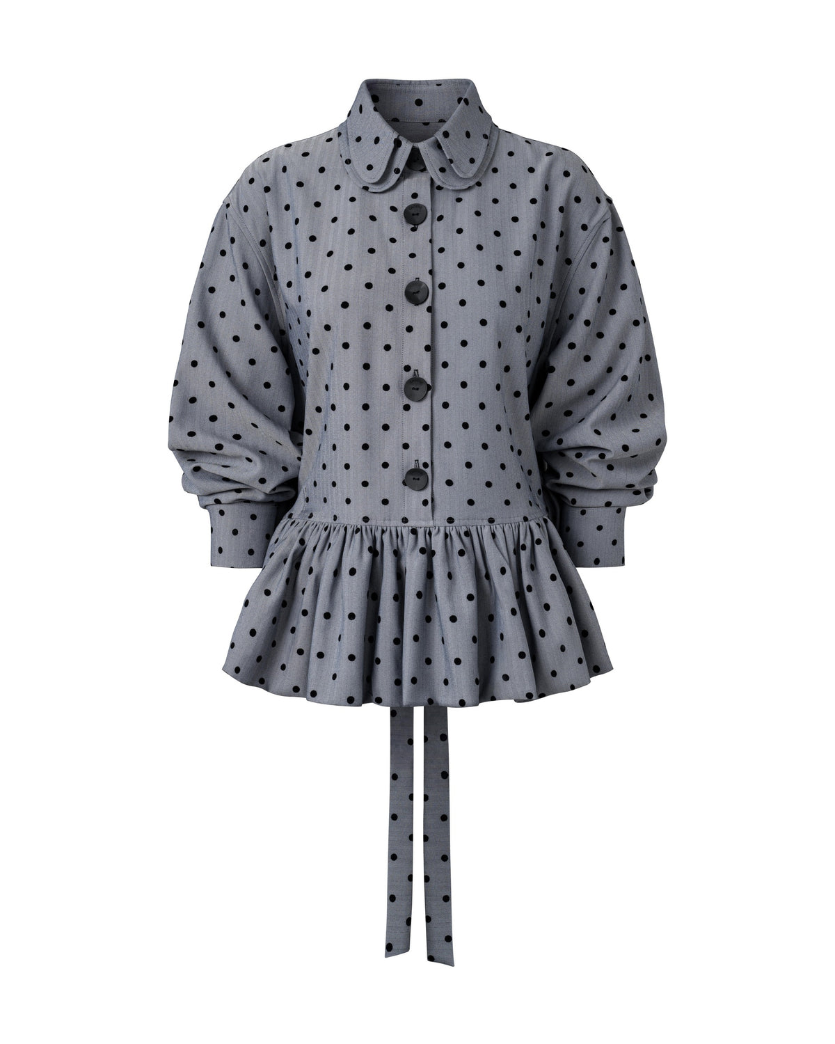 DARK GRAY LADYBUG SHIRT