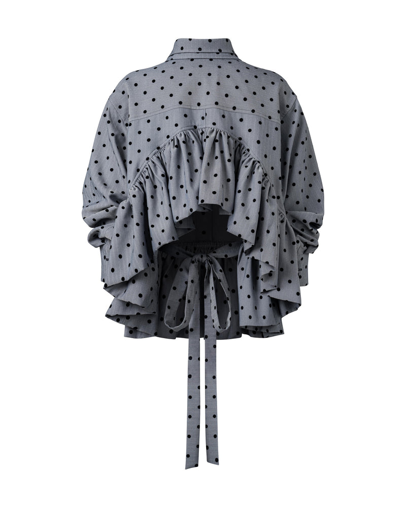 DARK GRAY LADYBUG SHIRT