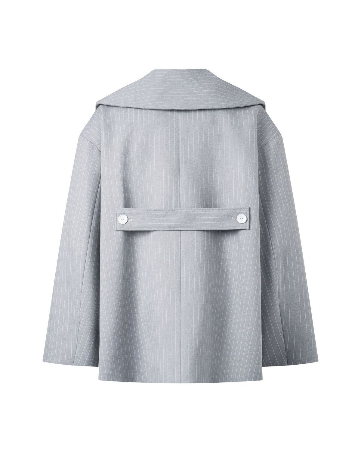 Pinstripe Trench Coat