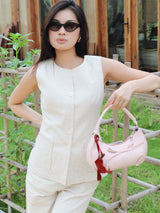 Pink Bow Pot Bag Arya Astoud