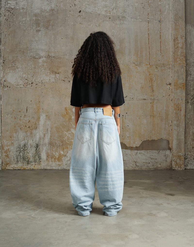 FNOS - ERG22 WASHED JEANS - LIGHT BLUE