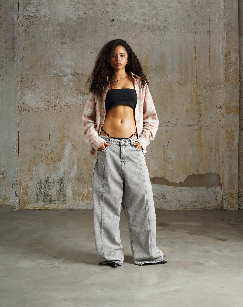 ERG19 - "FNOSVERSE" JEANS WASH - GRAY