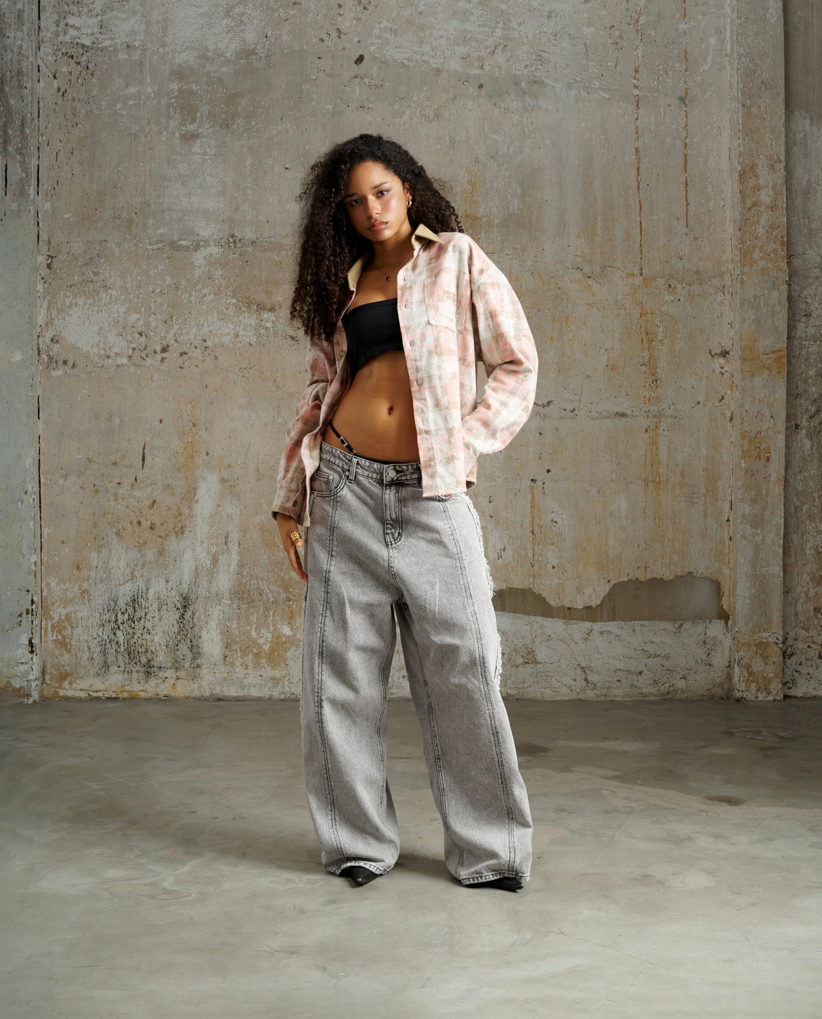 ERG19 - "FNOSVERSE" JEANS WASH - GRAY