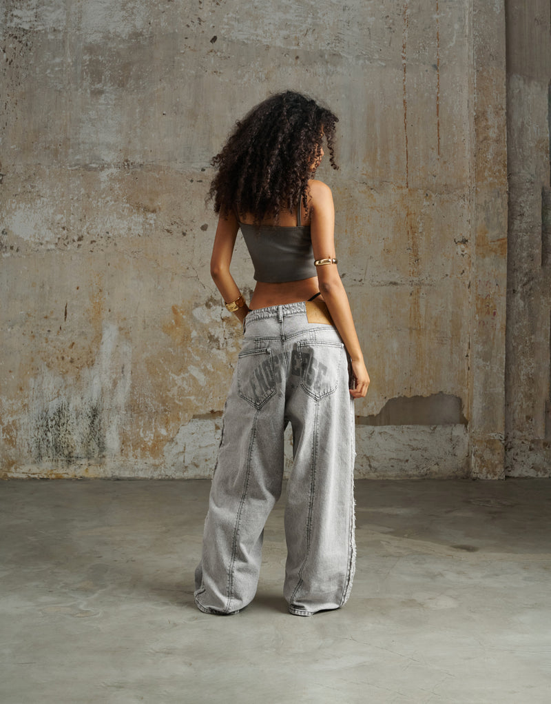 ERG19 - "FNOSVERSE" JEANS WASH - GRAY